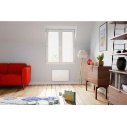 Radiateur Électrique à Inertie 2000W H450xL1003mm NOIROT Tectonia Horizontal Blanc - N186117 - NEUF