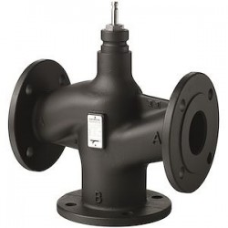 Vanne de Régulation 3 Voies Siège Brides SIEMENS VXF43.100-160 PN16 3V DN100 kvs 160 - S55206-V117