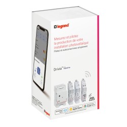 Pack de Démarrage LEGRAND Drivia with Netatmo pour Mesurer Analyser et Piloter son Installation Photovoltaïque - 412193