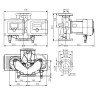 Circulateur Double Intelligent à Rotor Noyé WILO Stratos-Maxo-D-50-0,5-8-R7 pour Système de Chauffage