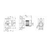 Circulateur Pompe de Circulation GRUNDFOS Magna3 65-150F Entraxe 340mm PN6/11 pour Système de Chauffage