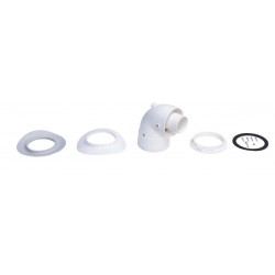 Terminal Ventouse Horizontal ATLANTIC D60-100 et Coude 90° Compatible Hysae Hybrid  - 074014 - NEUF