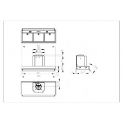 Hotte Décorative Groupe Filtrant ROBLIN 90cm Inox - 6820752
