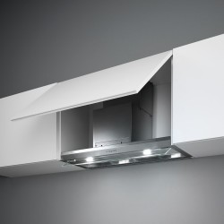 Hotte Intégrée Décorative Murale Encastrable FALMEC Virgola 90cm Inox - 134700 - NEUVE