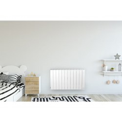 Radiateur Électrique à Inertie Fluide 2000W H583xL970mm CONCORDE Noveo Horizontal Blanc - C207117 - NEUF