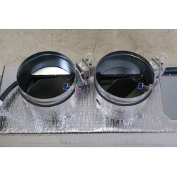 Pack Plénum AIRZONE Easyzone 25 Standard + VMC IB8 Toshiba 2x200mm 03S avec Plénum de Reprise 2x250mm - PP25TOSST03S2