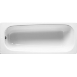 Baignoire en Acier Emaillée 195L ROCA Contesa 170X70CM Non Percée Blanc