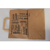 Lot 250 Sacs Cabas en Kraft avec Poignée 250+140x320mm Idéal pour Boulangerie/Boulanger - 7709