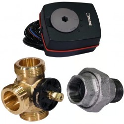 Vanne Motorisé 3 Voies 8-16kW pour Chauffage et ECS BOSCH pour Pompe à Chaleur Monobloc Compress 2000 AWF - 7738602524