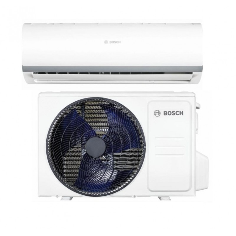 Ensemble de Climatisation Réversible 2,6kW BOSCH Climate 2000 CL2000 26 E Inverter Monosplit - 7733701986-7733701987