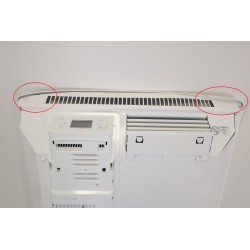 Radiateur Électrique Chaleur Douce 1000W H847xL440mm INTUIS Vertical Blanc - M163213 - NEUF Déclassé