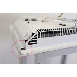 Radiateur Électrique Panneau Rayonnant 1500W H440xL845mm INTUIS Quartea  - M241115 - NEUF Déclassé