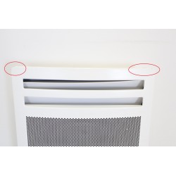 Radiateur Électrique 1500W H1057xL440mm INTUIS Quartea 2 Vertical Blanc - M169215 - NEUF Déclassé
