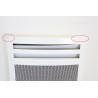 Radiateur Électrique 1500W H1057xL440mm INTUIS Quartea 2 Vertical Blanc - M169215 - NEUF Déclassé