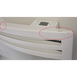 Radiateur Électrique 1500W H1057xL440mm INTUIS Quartea 2 Vertical Blanc - M169215 - NEUF