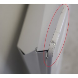 Radiateur Électrique 1500W H1057xL440mm INTUIS Quartea 2 Vertical Blanc - M169215