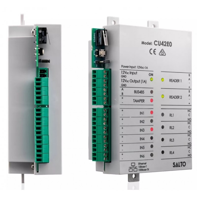 Unité de Contrôle d'Accès SALTO XS4 Ethernet Translucide - CU42EOTEU