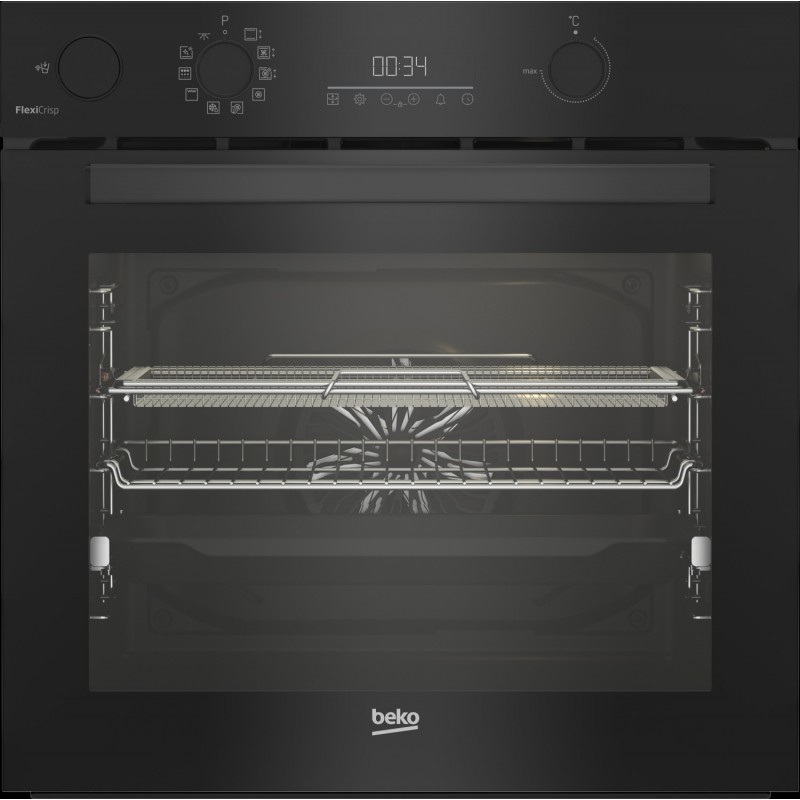 Four Encastrable 72L BEKO Nettoyage Pyrolyse Noir - BBISA17302BMP - NEUF Déclassé