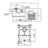 Pompe de Filtration de Piscine KRIPSOL Koral KSE 150 M 1,5CV 21,9m3/h Monophasé - 010421120120