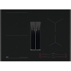 Plaque de Cuisson Induction avec Hotte Aspirante Intégrée AEG SaphirMatt 80cm - TH84CB03FZ - NEUVE Déclassée