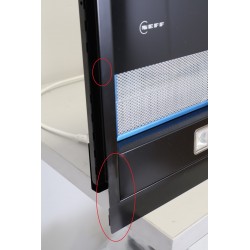 Hotte Intégrée Noir 90cm NEFF 3 Vitesses et 1 Booster - D95XAM2S0 - NEUVE Déclassée