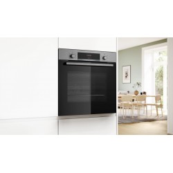 Four Encastrable 71L BOSCH Série 4 Nettoyage EcoClean 60x60cm Inox - HBA534BS3F - NEUF