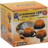 Gyrophare Led Rotatif Magnétique SODIFLASH Hyper Compact 12/24V - 17056