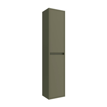 Meuble Colonne de Salle de Bain SALGAR Noja Vert Satin H1400xL300mm - 104364 - NEUVE