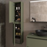 Meuble Colonne de Salle de Bain SALGAR Noja Vert Satin H1400xL300mm - 104364