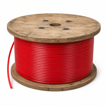 Touret 750m de Tube Polyamide 12 PHL NOVAFLEX 4,5x6,2mm Rouge - PA045062RL750TC