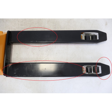 Transpalette Manuel Peseur avec Imprimante CAPTELS Longueur de Fourches 1150mm Charge 2000kg Pas Cher