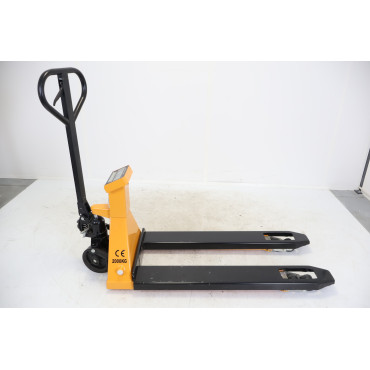 Transpalette Manuel Peseur avec Imprimante CAPTELS Longueur de Fourches 1150mm Charge 2000kg -
