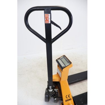 Transpalette Manuel Peseur CAPTELS Longueur de Fourches 1150mm Charge 2000kg - TP200P
