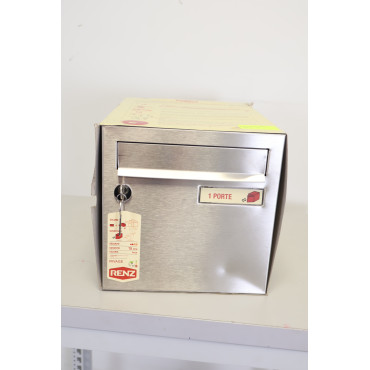 Boîte aux Lettres Extérieur RENZ 1 Porte Inox Brossé