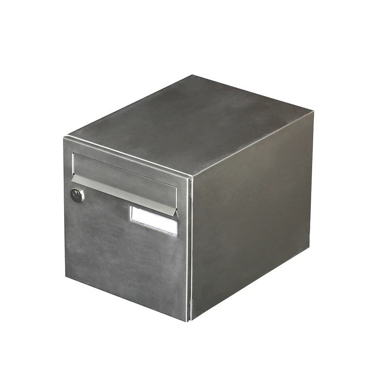 Boîte aux Lettres Extérieur RENZ 1 Porte Inox Brossé - 143811 - NEUVE Déclassée