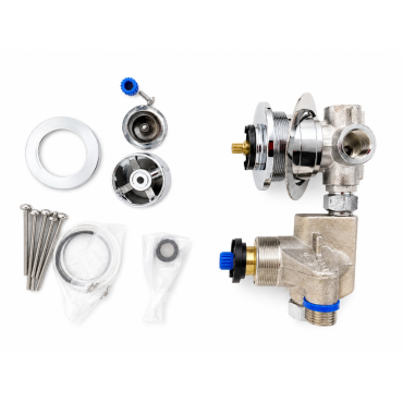 Ensemble Mitigeur Thermostatique et Déviateur 2 Voies Pluriel LEDA - L31PL142