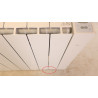 Radiateur Électrique à Inertie Fluide 2000W H583xL970mm CONCORDE Noveo Horizontal Blanc - C207117Déclassé