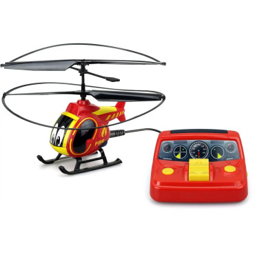 Mon Premier Hélicoptère Télécommandé Pompier Rouge TOOKO Jouet pour Enfant - 02025648
