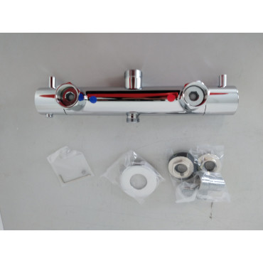 Mitigeur Thermostatique Complet 2 Sorties pour Colonne de Douche et Douchette - C2768