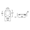 Abattant de Toilette JACOB DELAFON Struktura Thermodur Blanc - E4272-00