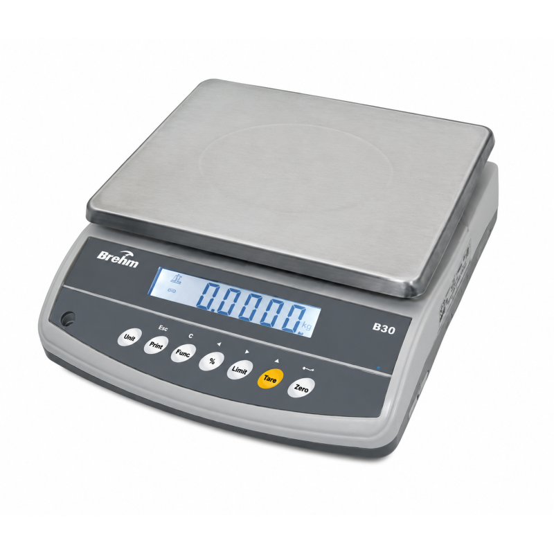 Balance Compacte Pesage Simple BREHM B30-6 Capacité 6kg Précision 1 à 2g - PF3112