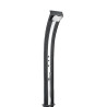 Douche Solaire d'Extérieur Hybride 40L FORMIDRA Dada Curve Anthracite/Aluminium Brossé - FDC40L - NEUVE Déclassée