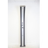Douche Solaire d'Extérieur Hybride 40L FORMIDRA Dada Curve Anthracite/Aluminium Brossé - FDC40L
