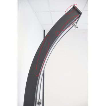 Douche Solaire d'Extérieur Hybride 40L FORMIDRA Dada Curve