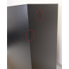 Armoire Basse à Rideaux de Bureau MTI 2 Tablettes Corps et Rideaux Noir 120x105x43cm - AMR1210-NR