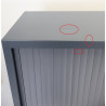 Armoire Basse à Rideaux de Bureau MTI 2 Tablettes Corps et Rideaux