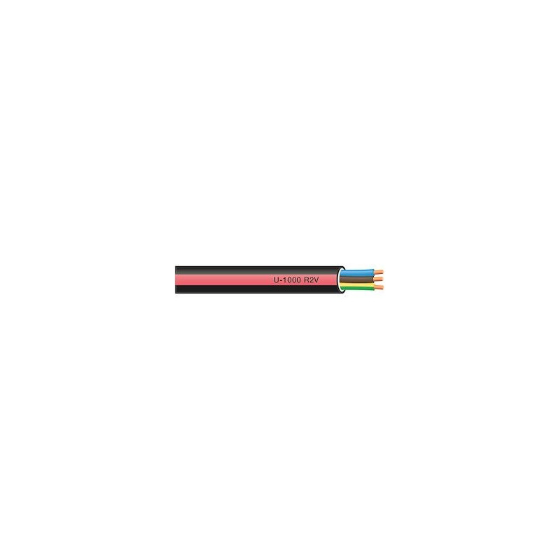 Touret de 500m de Câble Électrique Rigide BALDASSARI CAVI Repero Cuivre R2V U-1000 5G1.5mm² - T500BCR - NEUF Déclassé
