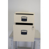 Caisson de Bureau Mobile MTI 2 Tiroirs 52x41x40cm Beige - CS2T - NEUF