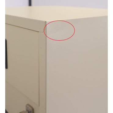 Caisson de Bureau Mobile MTI 2 Tiroirs 52x41x40