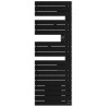 Sèche-Serviettes Électrique 750W ATLANTIC Néfertiti Connecté Asymétrique Mât à Droite avec Soufflerie Noir - 850073 - NEUF